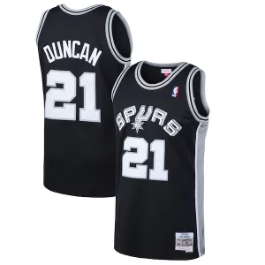 Prestigioso Duraturo Pratico Tim Duncan San Antonio Spurs 1998/99 Hardwood Classics Swingman Jersey Black