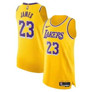 Meraviglioso Magnifico LeBron James Los Angeles Lakers Nike Authentic Jersey Icon Edition Gold