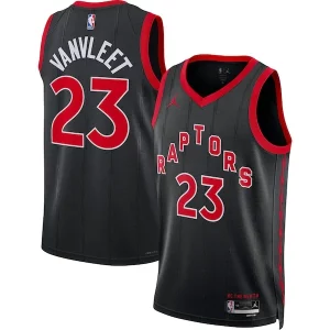 Incantevole Fred VanVleet Toronto Raptors Jordan Brand Unisex Swingman Jersey Statement Edition Black