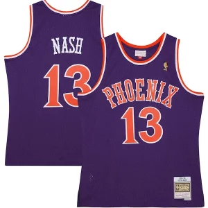 Gorgeous Carino Steve Nash Phoenix Suns 2001/02 Hardwood Classics Swingman Jersey Purple/White