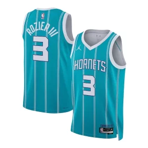Versatile Cool Incantevole Terry Rozier Charlotte Hornets Jordan Brand Unisex Swingman Jersey Icon Edition Teal