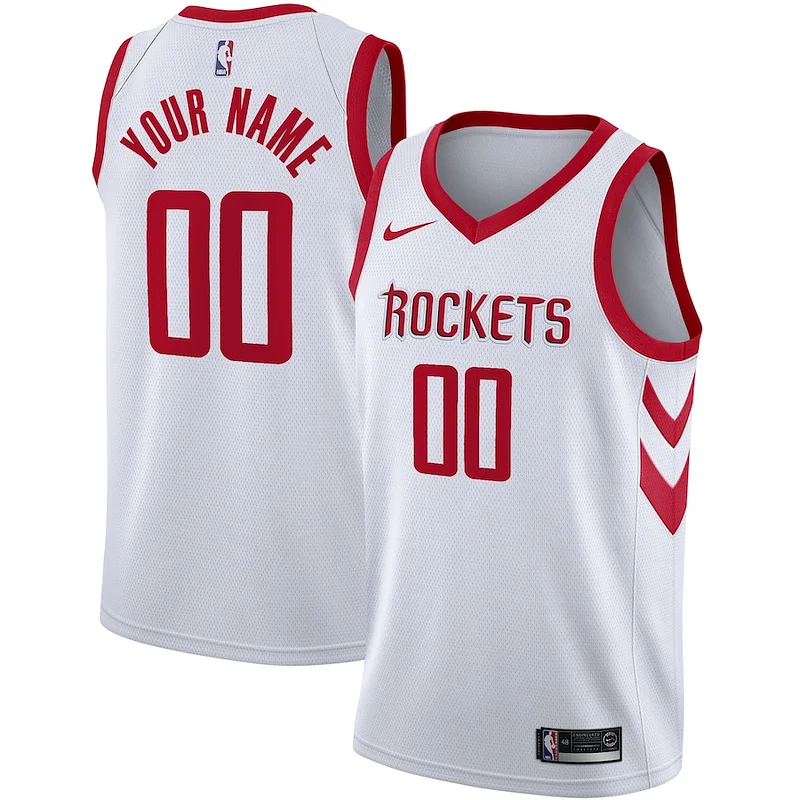 Splendido Houston Rockets Nike Swingman Custom Jersey Association Edition White