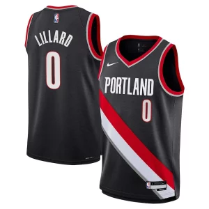Duraturo Damian Lillard Portland Trail Blazers Nike Youth Swingman Jersey Icon Edition Black