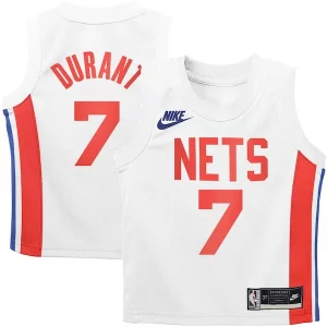 Trendy Moderno Kevin Durant Brooklyn Nets Nike Preschool 2022/23 Swingman Jersey White Classic Edition