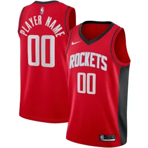 Prestigioso Cool Lussuoso Houston Rockets Nike 2020/21 Swingman Custom Jersey Icon Edition Red