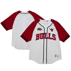 Gorgeous Comodo Chicago Bulls Practice Day Baseball Jersey White