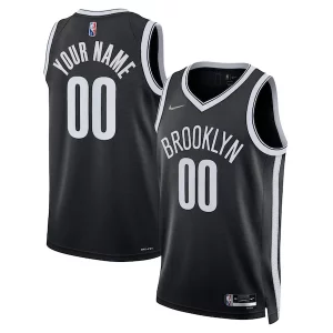 Moderno Eccezionale Brooklyn Nets Nike 2021/22 Diamond Swingman Custom Jersey Icon Edition Black