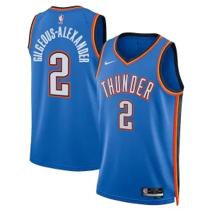 Moderno Meraviglioso Attraente Shai Gilgeous Alexander Oklahoma City Thunder Nike Unisex Swingman Replica Jersey Icon Edition Blue