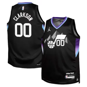 Delizioso Attraente Magnifico Jordan Clarkson Utah Jazz Jordan Brand Youth Swingman Jersey Statement Edition Black