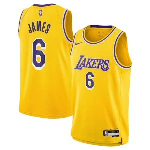 Robusto Accattivante LeBron James Los Angeles Lakers Nike Youth Swingman Jersey Icon Edition Gold