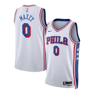 Elegante Resistente Gorgeous Tyrese Maxey Philadelphia 76ers Nike Unisex Swingman Jersey Association Edition White