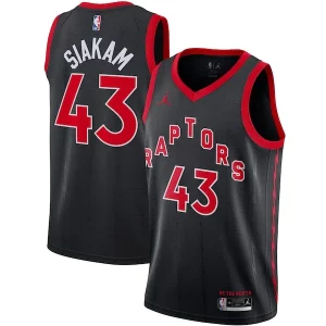 Eccezionale Stupendo Gorgeous Pascal Siakam Toronto Raptors Jordan Brand 2020/21 Swingman Jersey Statement Edition Black