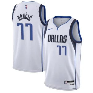 Gorgeous Luka Dončić Dallas Mavericks Nike Youth Swingman Jersey Association Edition White