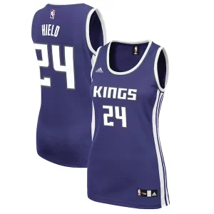 Elegante Buddy Hield Sacramento Kings adidas Women's Road Replica Jersey Purple