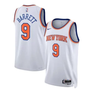 Stupendo Carino RJ Barrett New York Knicks Nike Unisex Swingman Jersey Association Edition White