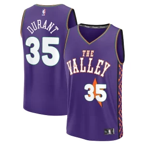 Raffinato Classico Eccezionale Kevin Durant Phoenix Suns Youth 2024/25 Fast Break Player Jersey City Edition Purple