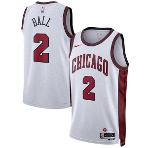 Versatile Lonzo Ball Chicago Bulls Nike Unisex 2022/23 Swingman Jersey City Edition White