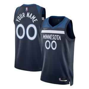 Accattivante Incantevole Minnesota Timberwolves Nike 2021/22 Diamond Swingman Custom Jersey Icon Edition Navy