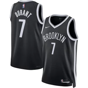 Fantastico Kevin Durant Brooklyn Nets Nike Unisex Swingman Jersey Icon Edition Black/White