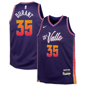 Magnifico Kevin Durant Phoenix Suns Nike Youth Swingman Replica Jersey City Edition Purple