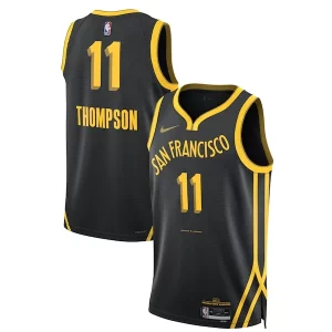 Resistente Klay Thompson Golden State Warriors Nike Unisex 2023/24 Swingman Jersey Black City Edition