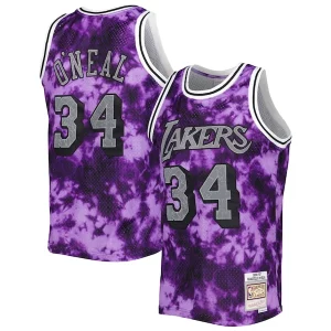 Attraente Prestigioso Shaquille O'Neal Los Angeles Lakers 1996/97 Galaxy Swingman Jersey Purple