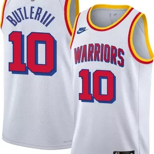 Duraturo Magnifico Meraviglioso Nike Adult Golden State Warriors Jimmy Butler #10 Hardwood Classic White Jersey