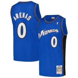 Cool Gilbert Arenas Washington Wizards 2004/05 Hardwood Classics Swingman Jersey Blue