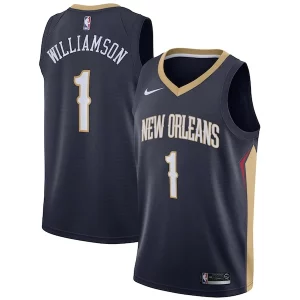 Classico Zion Williamson New Orleans Pelicans Nike 2019 NBA Draft First Round Pick Swingman Jersey Navy Icon Edition/White