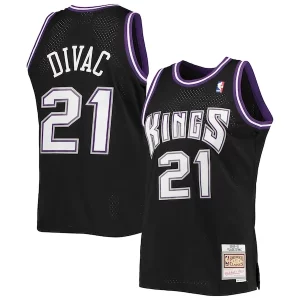 Pratico Vlade Divac Sacramento Kings 2000/01 Hardwood Classics Swingman Jersey Black