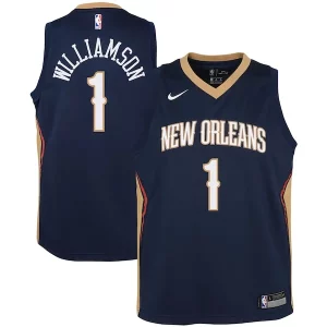 Versatile Zion Williamson New Orleans Pelicans Nike Youth Swingman Jersey Icon Edition Navy/White