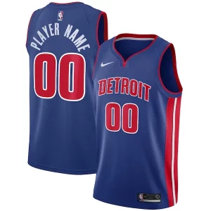 Prestigioso Sofisticato Raffinato Detroit Pistons Nike Swingman Custom Jersey Blue Icon Edition