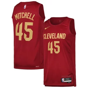 Fantastico Donovan Mitchell Cleveland Cavaliers Nike Swingman Player Jersey Icon Edition Wine