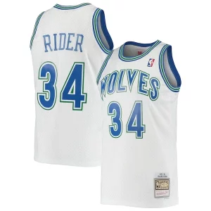 Splendido Magnifico Delizioso Isaiah Rider Minnesota Timberwolves 1995/96 Hardwood Classics Swingman Jersey White