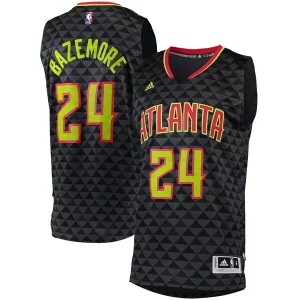 Carino Kent Bazemore Atlanta Hawks adidas Swingman Jersey Charcoal