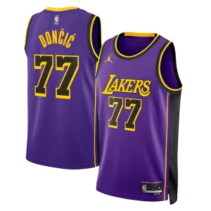 Resistente Robusto Prestigioso Luka Dončić Los Angeles Lakers Jordan Brand Statement Edition Swingman Jersey Purple