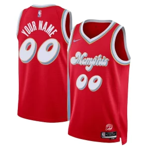 Stupendo Classico Memphis Grizzlies Nike Unisex 2024/25 Custom Swingman Jersey City Edition Red