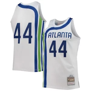 Stupendo Pete Maravich Atlanta Hawks 1970/71 Hardwood Classics Swingman Jersey White