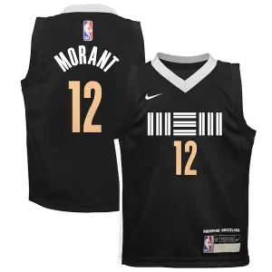 Resistente Raffinato Versatile Ja Morant Memphis Grizzlies Nike Preschool Swingman Replica Jersey City Edition Black