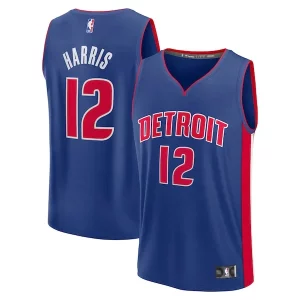 Versatile Splendido Tobias Harris Detroit Pistons Fast Break Replica Player Jersey Icon Edition Blue