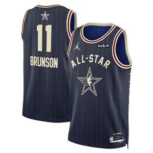 Pratico Cool Comodo Jalen Brunson Jordan Brand Unisex 2024 NBA All Star Game Swingman Jersey Navy