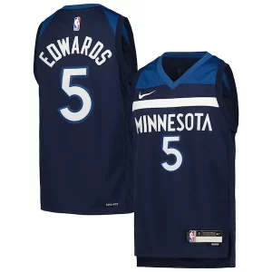 Meraviglioso Anthony Edwards Minnesota Timberwolves Nike Youth Swingman Jersey Icon Edition Navy