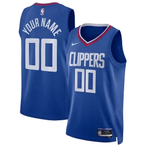 Incantevole LA Clippers Nike Unisex Swingman Custom Jersey Royal Icon Edition
