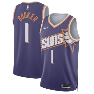 Duraturo Eccezionale Devin Booker Phoenix Suns Nike Unisex Swingman Jersey Icon Edition Purple/White