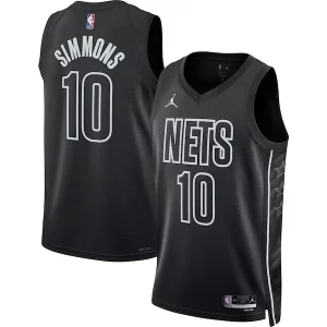 Pratico Splendido Ben Simmons Brooklyn Nets Jordan Brand Unisex Swingman Jersey Statement Edition Black