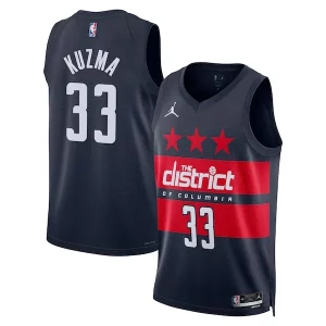 Trendy Classico Kyle Kuzma Washington Wizards Jordan Brand Unisex 2024/25 Swingman Jersey Statement Edition Navy
