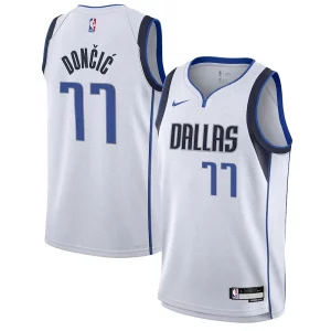 Attraente Fascinante Moderno Luka Dončić Dallas Mavericks Nike Youth Swingman Jersey Association Edition White