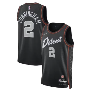 Meraviglioso Comodo Cade Cunningham Detroit Pistons Nike Unisex 2023/24 Swingman Jersey Black City Edition