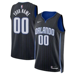 Carino Lussuoso Orlando Magic Nike Unisex Swingman Custom Jersey Black Icon Edition