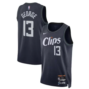 Duraturo Splendido Bellissimo Paul George LA Clippers Nike Unisex 2023/24 Swingman Jersey Navy City Edition